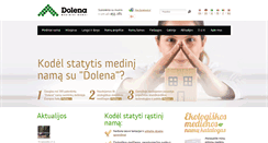 Desktop Screenshot of dolena.lt